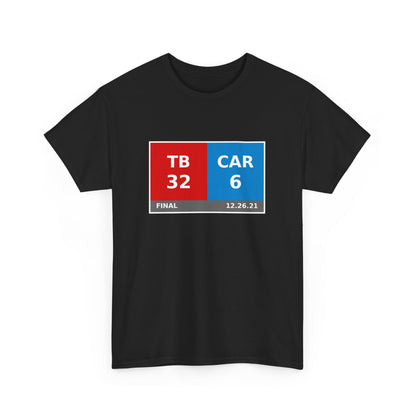 TB vs CAR Scoreboard Tee 12.26.21