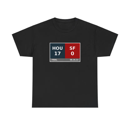 HOU vs SF Scoreboard Tee 08.26.22