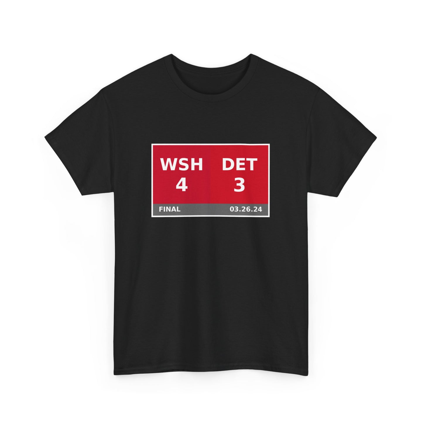 WSH vs DET Scoreboard Tee 03.26.24