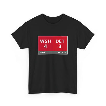 WSH vs DET Scoreboard Tee 03.26.24