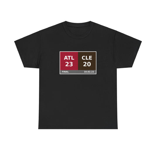 ATL vs CLE Scoreboard Tee 10.02.22