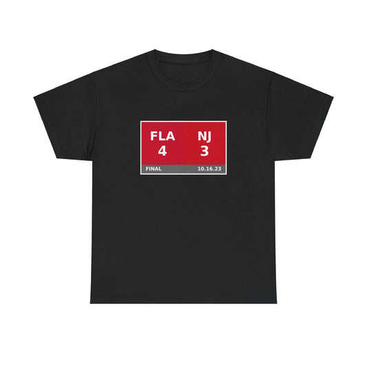 FLA vs NJ Scoreboard Tee 10.16.23