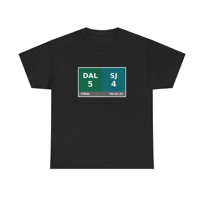 DAL vs SJ Scoreboard Tee 04.03.22