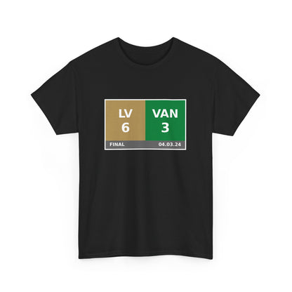 LV vs VAN Scoreboard Tee 04.03.24