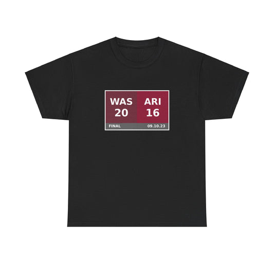 WAS vs ARI Scoreboard Tee 09.10.23