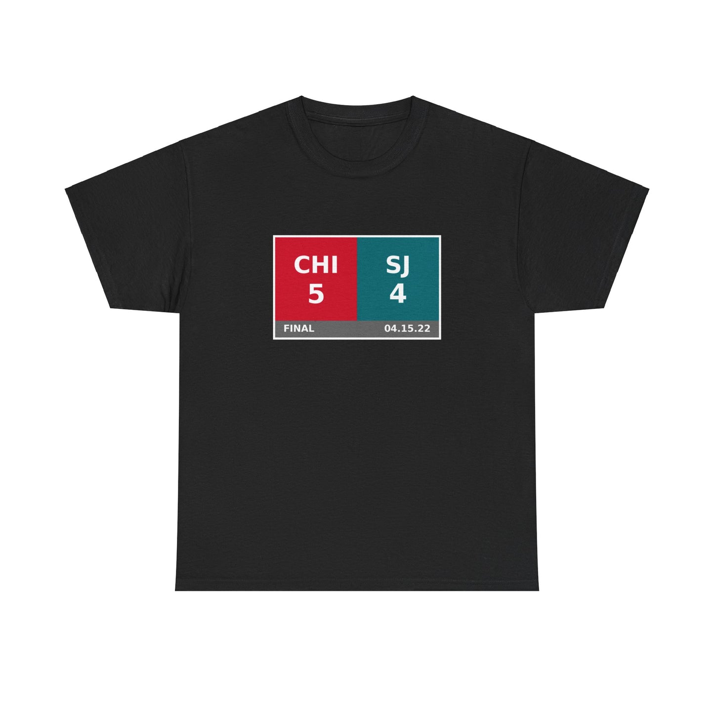 CHI vs SJ Scoreboard Tee 04.15.22