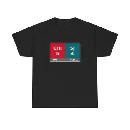 CHI vs SJ Scoreboard Tee 04.15.22