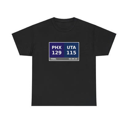 PHX vs UTA Scoreboard Tee 02.09.24