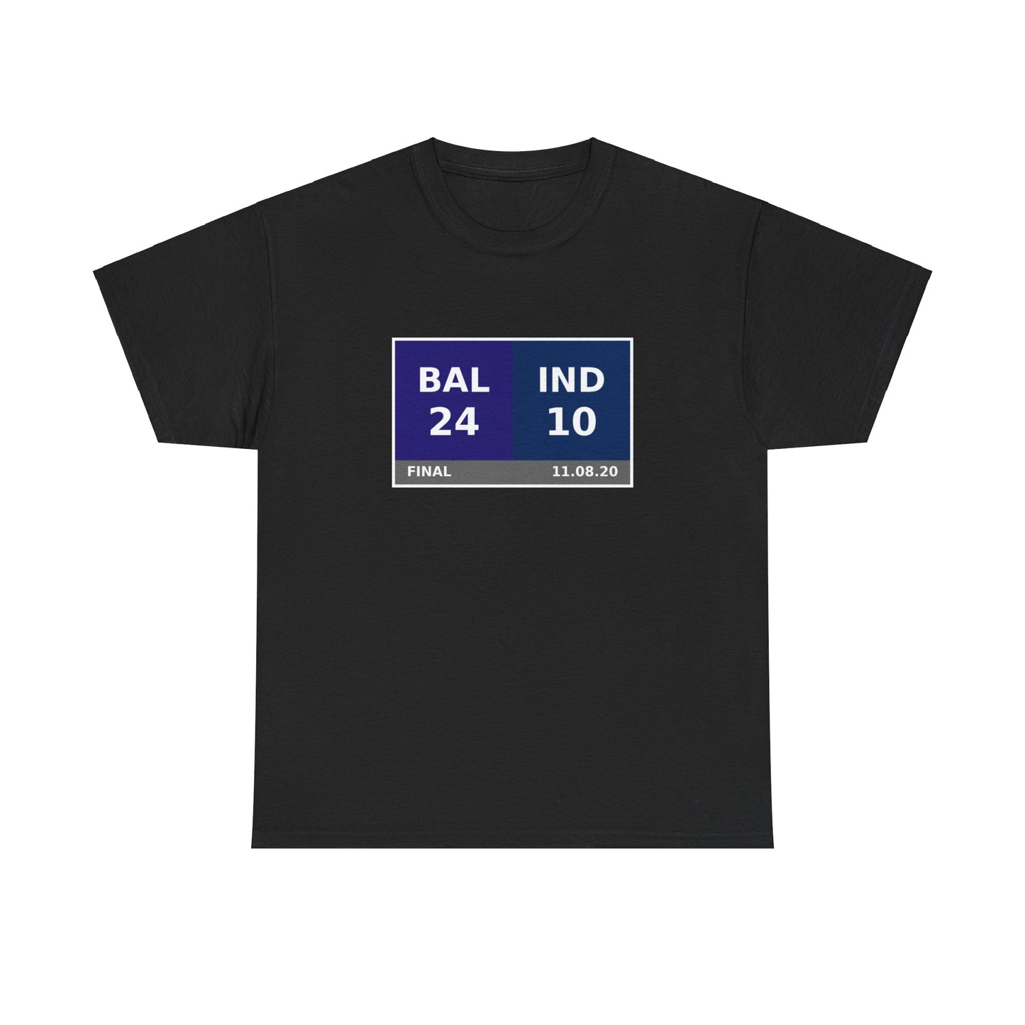 BAL vs IND Scoreboard Tee 11.08.20