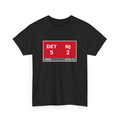 DET vs NJ Scoreboard Tee 10.15.22