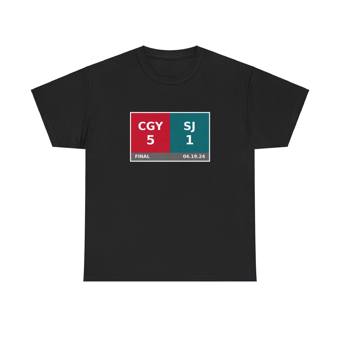 CGY vs SJ Scoreboard Tee 04.19.24