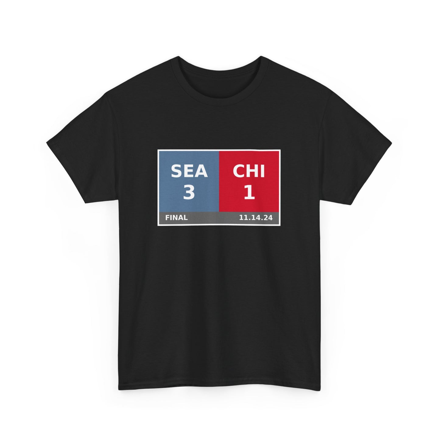 SEA vs CHI Scoreboard Tee 11.14.24