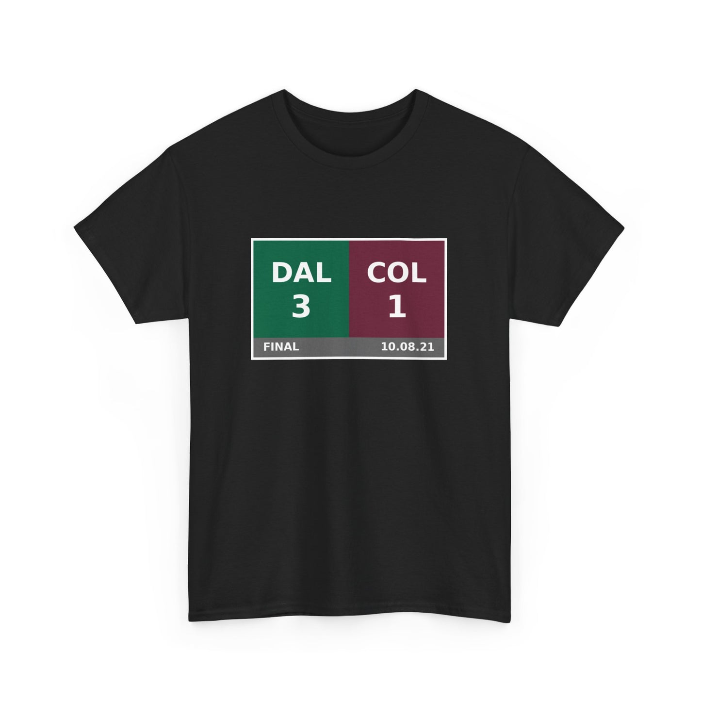 DAL vs COL Scoreboard Tee 10.08.21