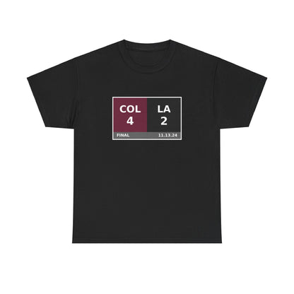 COL vs LA Scoreboard Tee 11.13.24