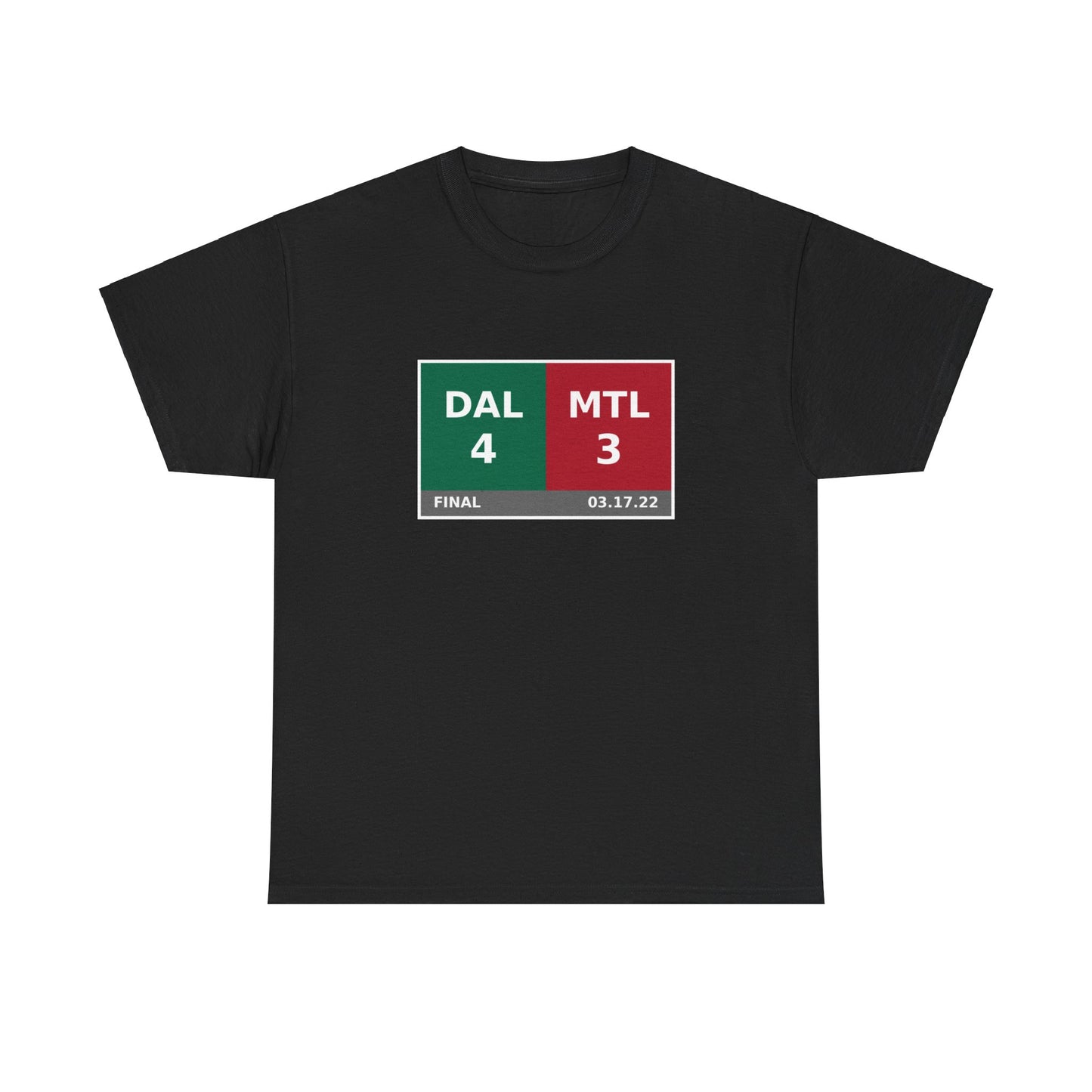 DAL vs MTL Scoreboard Tee 03.17.22