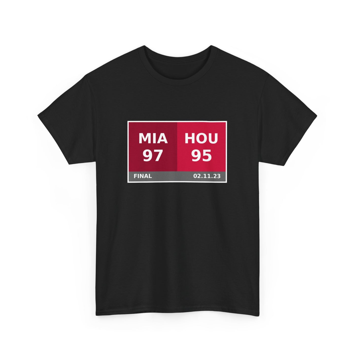 MIA vs HOU Scoreboard Tee 02.11.23