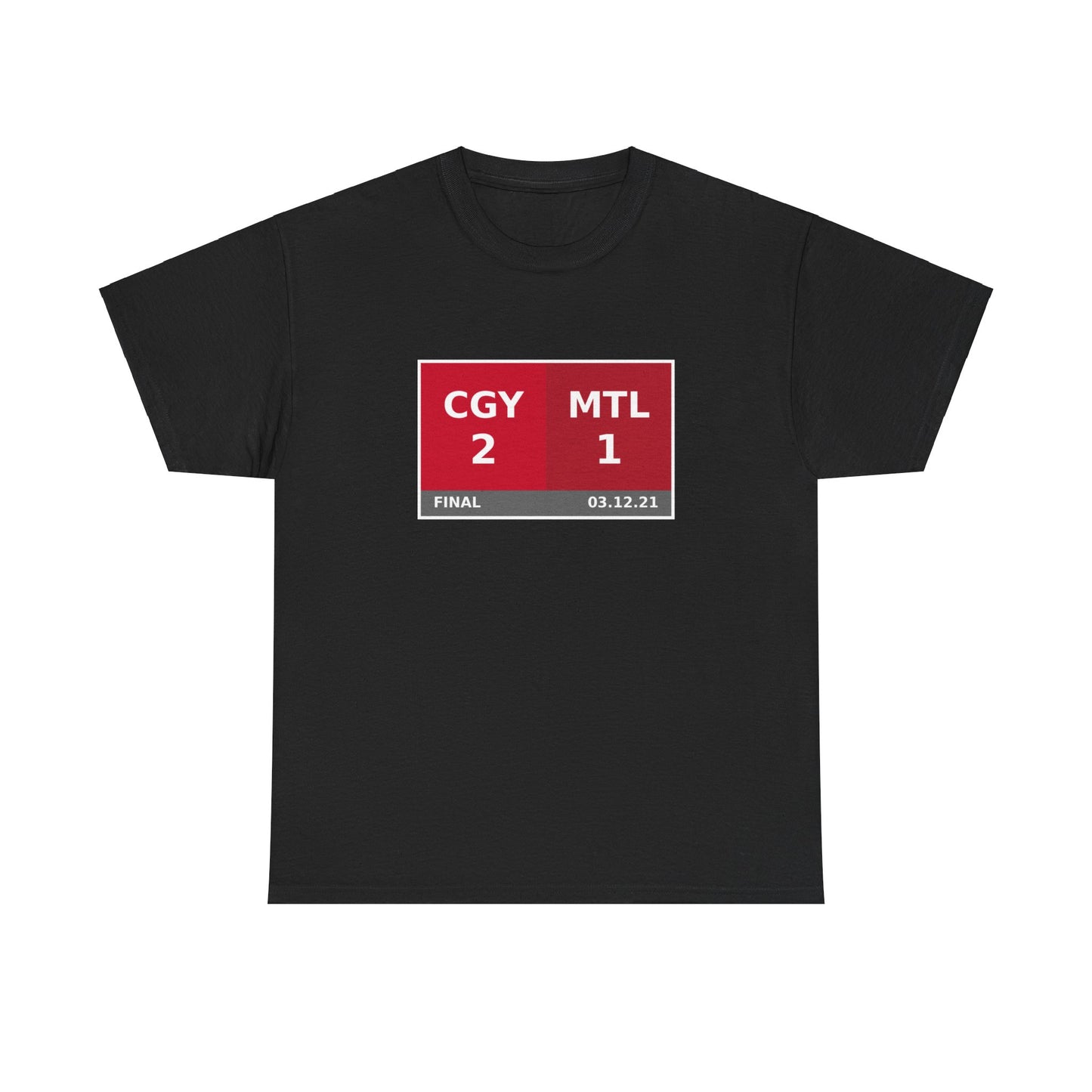 CGY vs MTL Scoreboard Tee 03.12.21