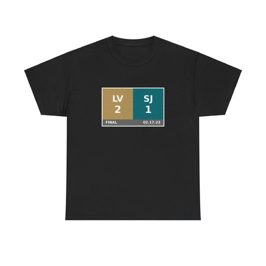 LV vs SJ Scoreboard Tee 02.17.23