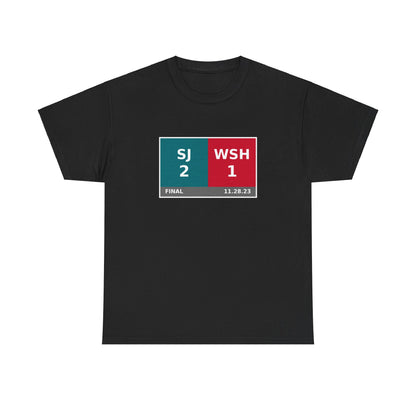 SJ vs WSH Scoreboard Tee 11.28.23