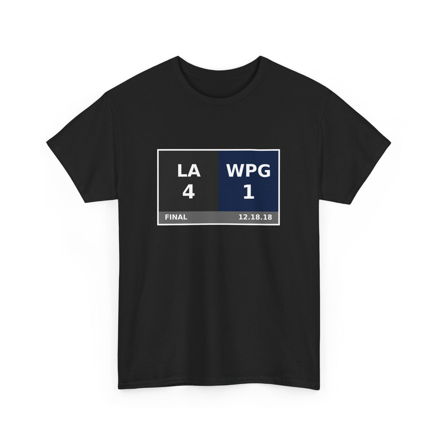 LA vs WPG Scoreboard Tee 12.18.18