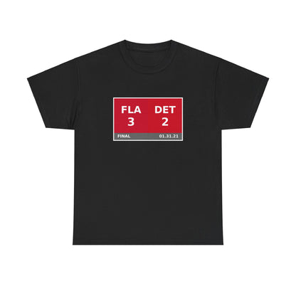 FLA vs DET Scoreboard Tee 01.31.21