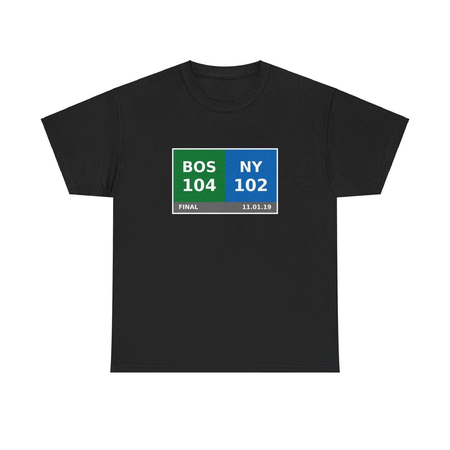 BOS vs NY Scoreboard Tee 11.01.19