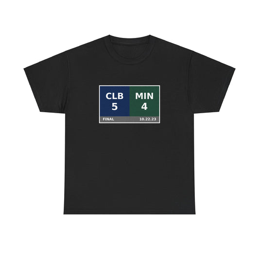 CLB vs MIN Scoreboard Tee 10.22.23