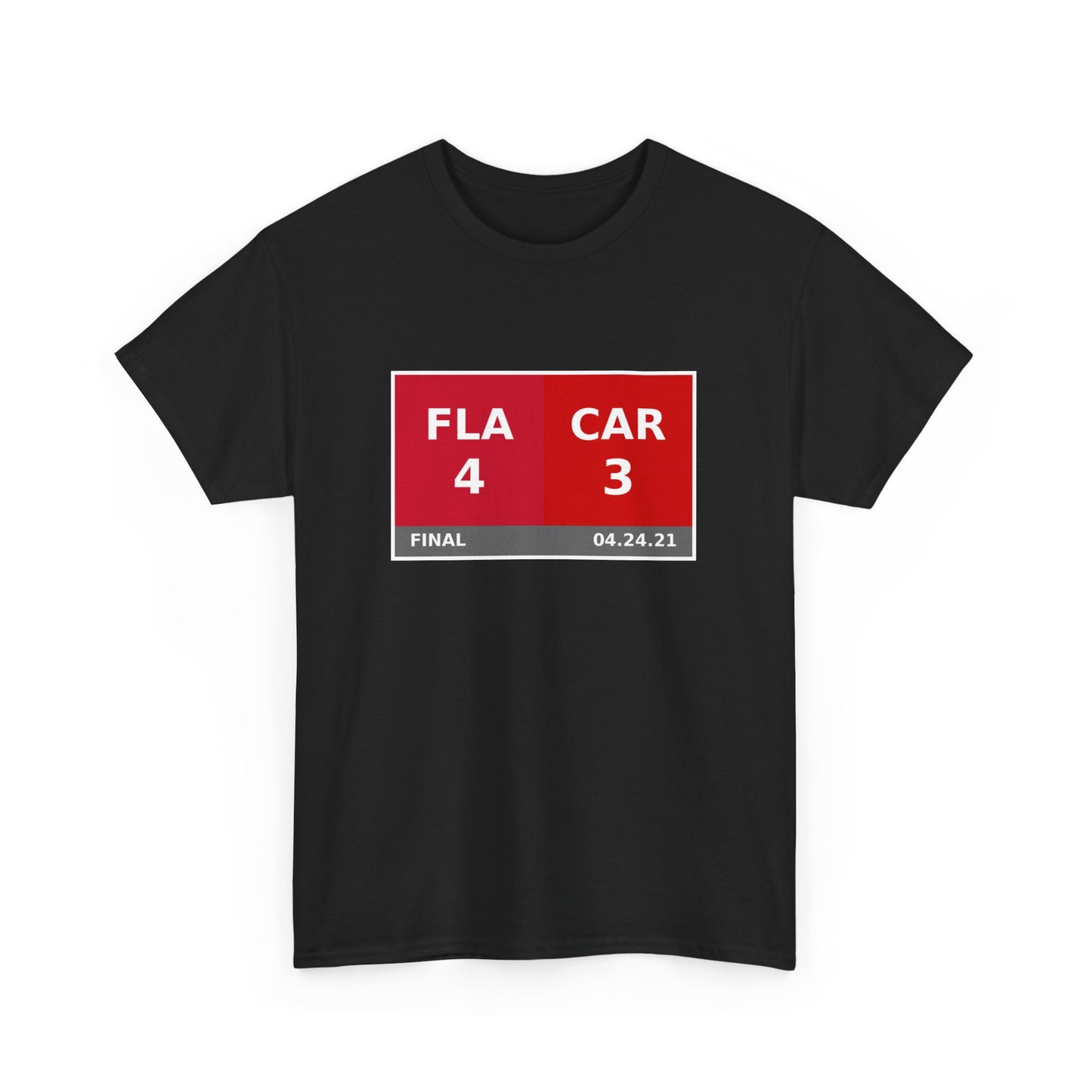 FLA vs CAR Scoreboard Tee 04.24.21