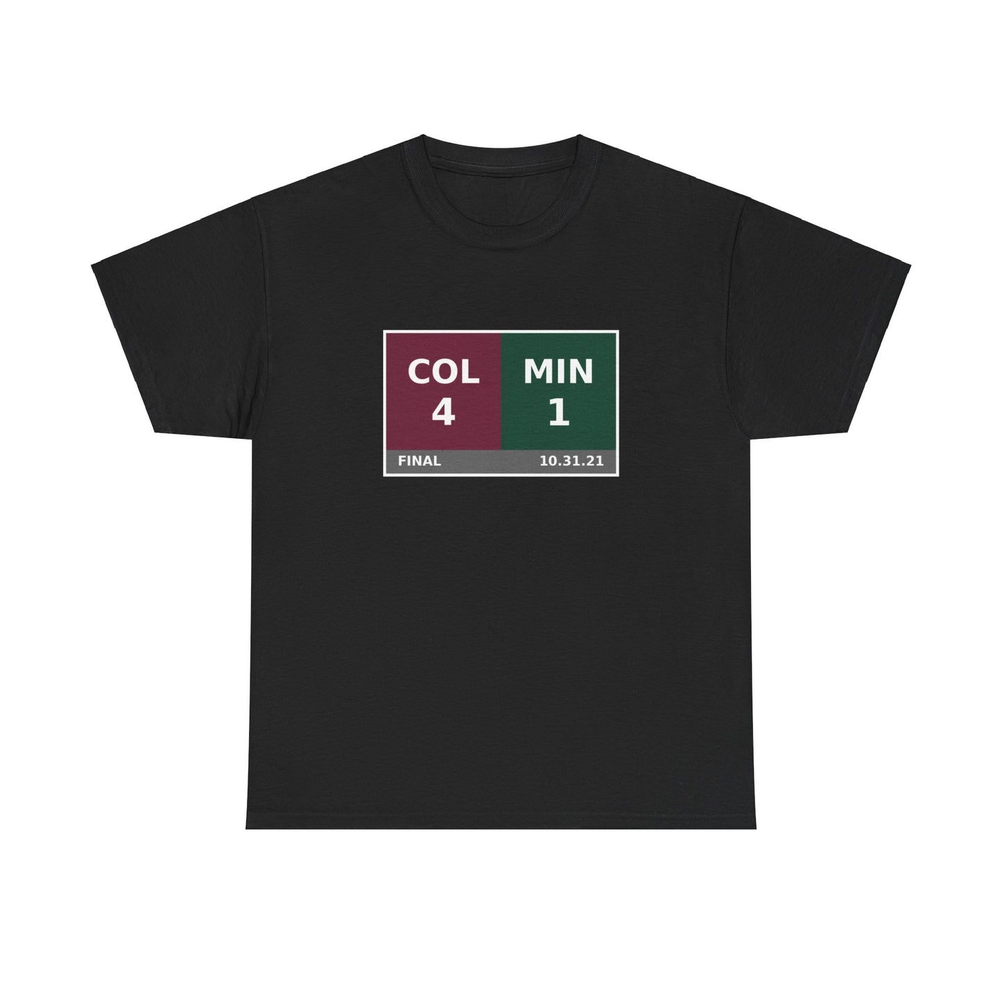 COL vs MIN Scoreboard Tee 10.31.21