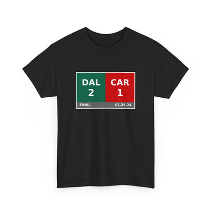 DAL vs CAR Scoreboard Tee 02.25.24