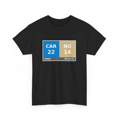 CAR vs NO Scoreboard Tee 09.25.22