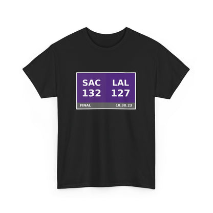 SAC vs LAL Scoreboard Tee 10.30.23