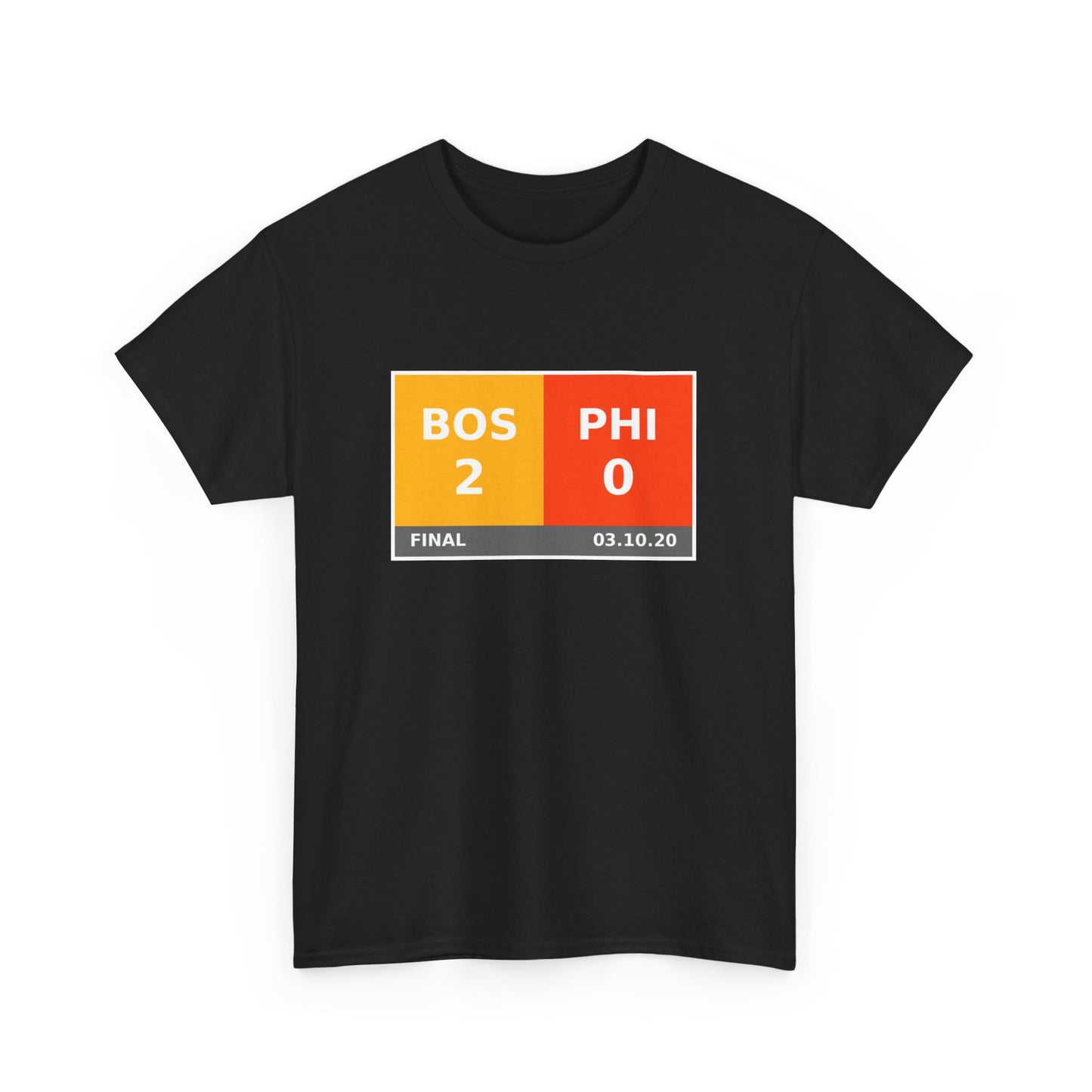 BOS vs PHI Scoreboard Tee 03.10.20