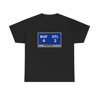 BUF vs STL Scoreboard Tee 12.29.24