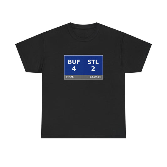 BUF vs STL Scoreboard Tee 12.29.24