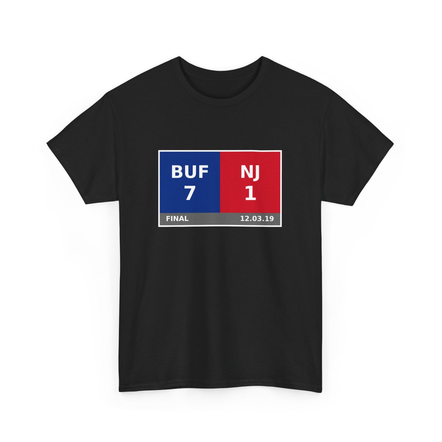 BUF vs NJ Scoreboard Tee 12.03.19