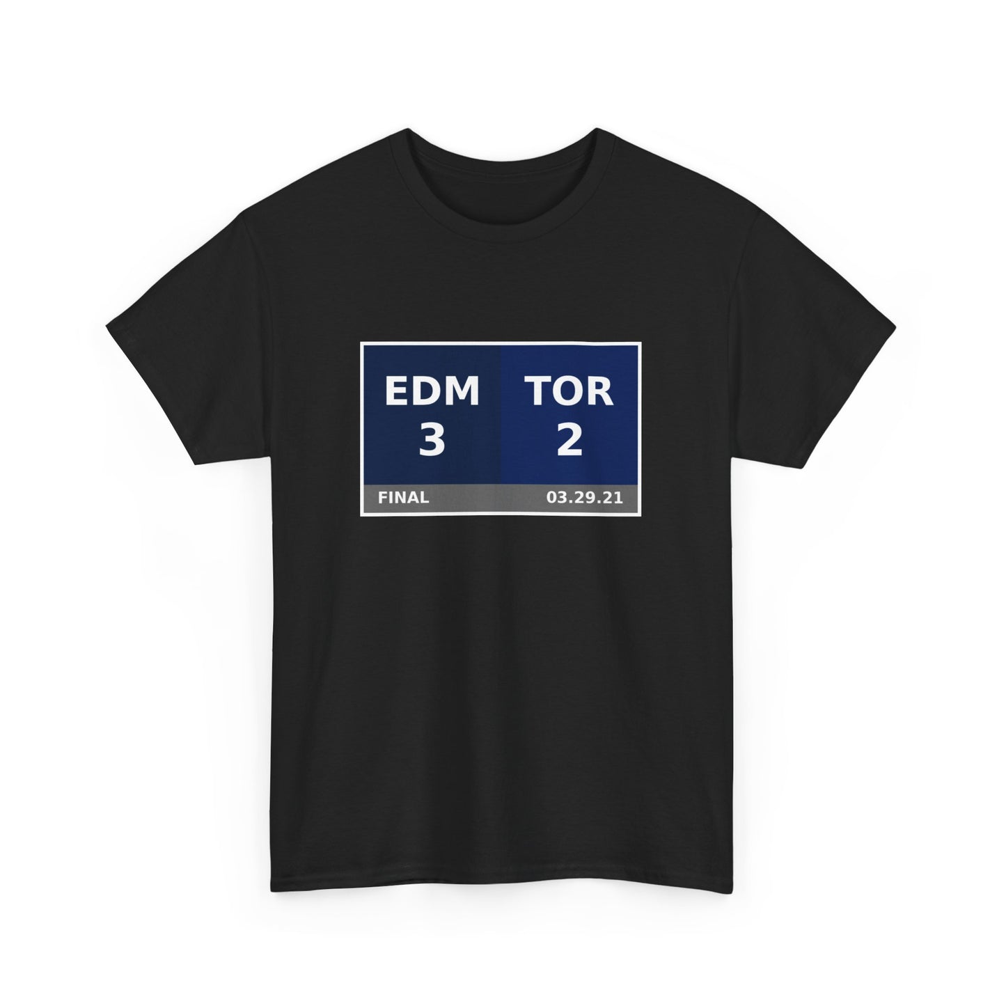 EDM vs TOR Scoreboard Tee 03.29.21