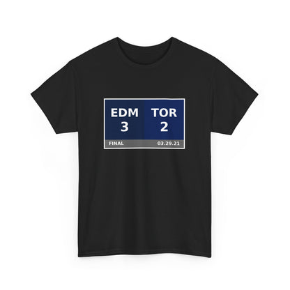 EDM vs TOR Scoreboard Tee 03.29.21