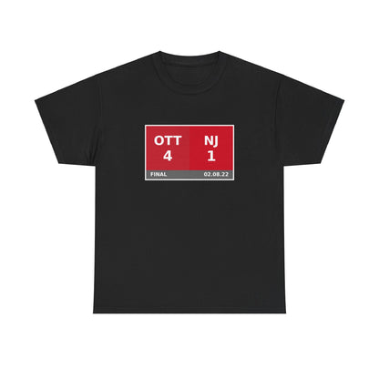 OTT vs NJ Scoreboard Tee 02.08.22