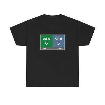 VAN vs SEA Scoreboard Tee 12.23.22