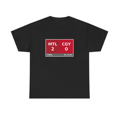 MTL vs CGY Scoreboard Tee 01.14.20