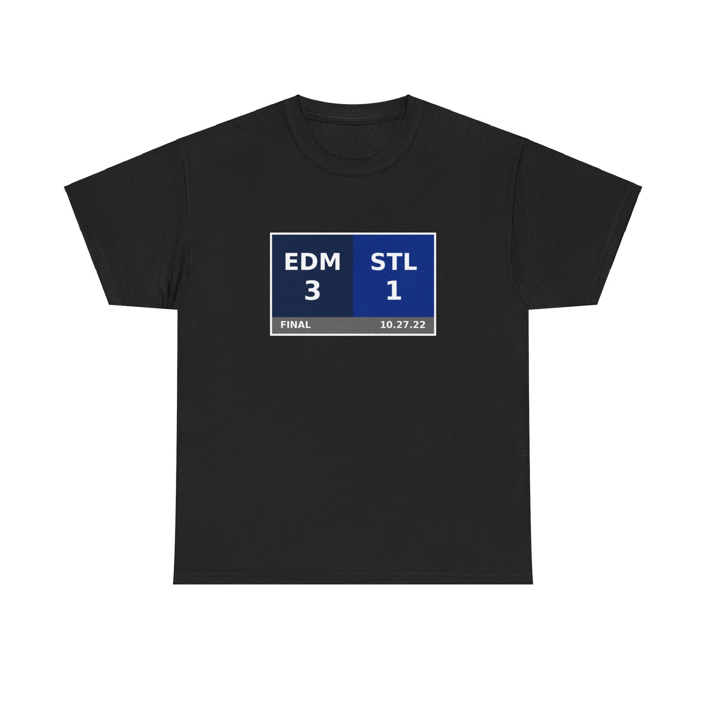 EDM vs STL Scoreboard Tee 10.27.22