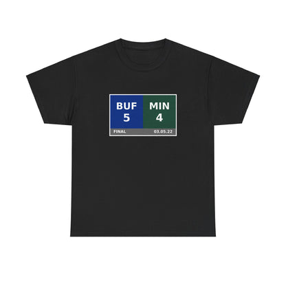 BUF vs MIN Scoreboard Tee 03.05.22