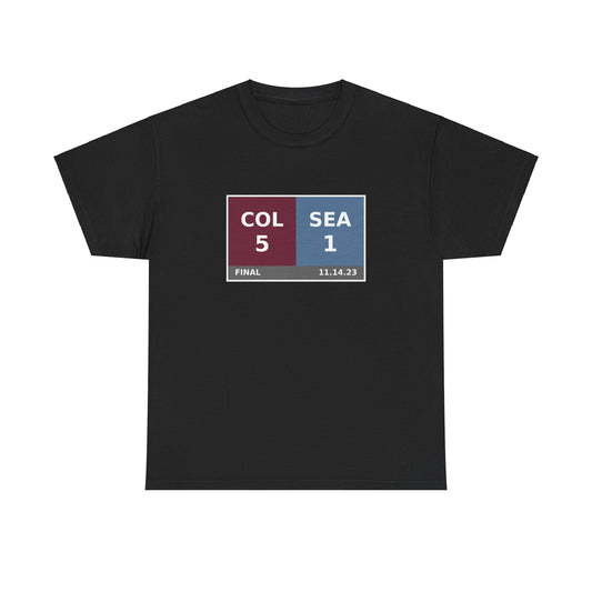 COL vs SEA Scoreboard Tee 11.14.23