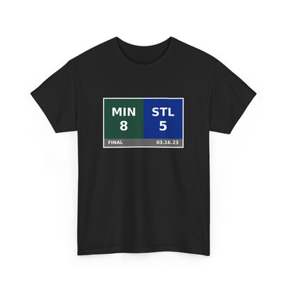 MIN vs STL Scoreboard Tee 03.16.23