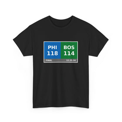 PHI vs BOS Scoreboard Tee 12.25.24