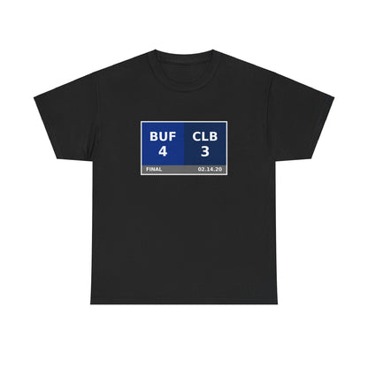 BUF vs CLB Scoreboard Tee 02.14.20