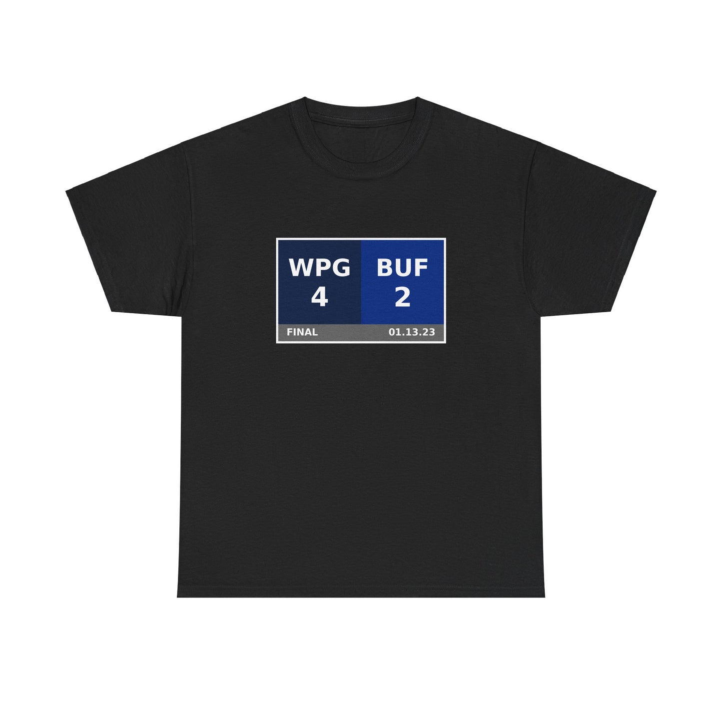 WPG vs BUF Scoreboard Tee 01.13.23