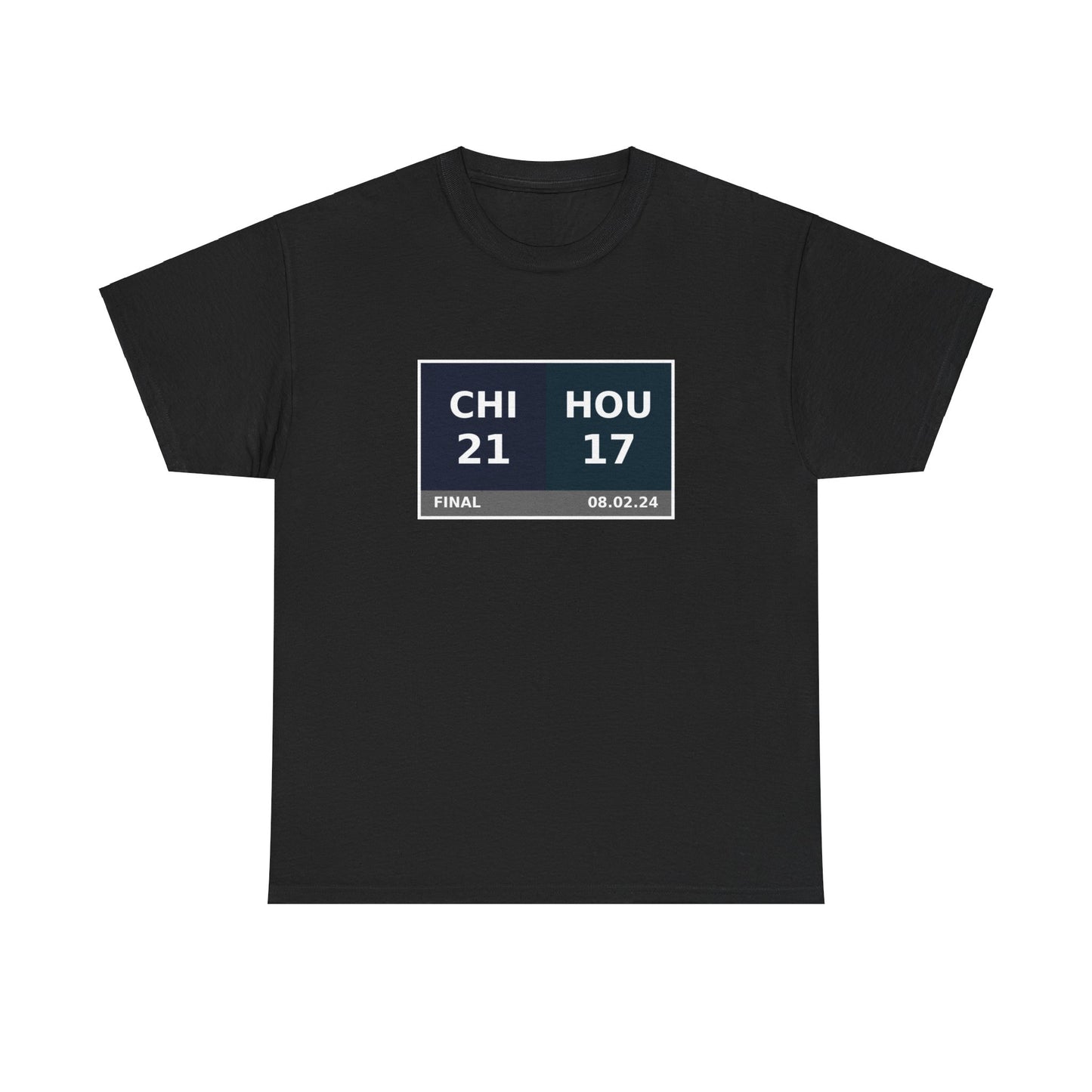 CHI vs HOU Scoreboard Tee 08.02.24