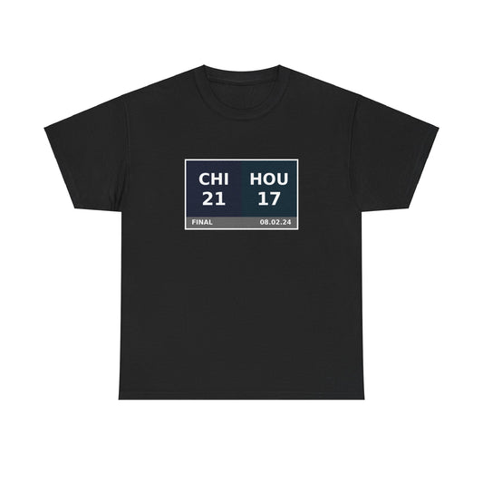 CHI vs HOU Scoreboard Tee 08.02.24